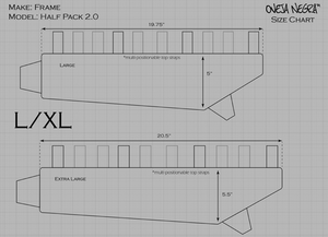 1/2 Pack™ 2.0 Frame Bag - XL