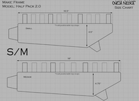 Load image into Gallery viewer, 1/2 Pack™ 2.0 Frame Bag - Small

