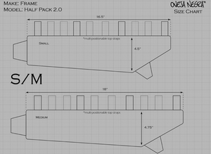 1/2 Pack™ 2.0 Frame Bag - XL