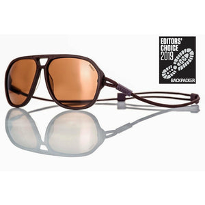 Ombraz Armless Sunglasses Classic - Matte Brown