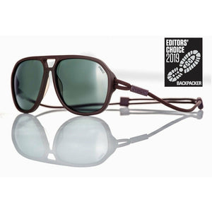 Ombraz Armless Sunglasses Classic - Matte Brown