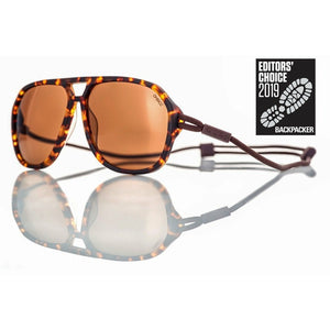 Ombraz Armless Sunglasses Classic - Matte Brown