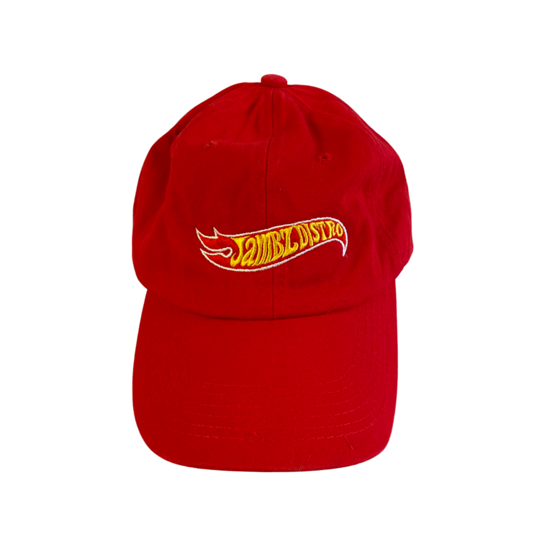Jambz Distro Dad Hat - Red