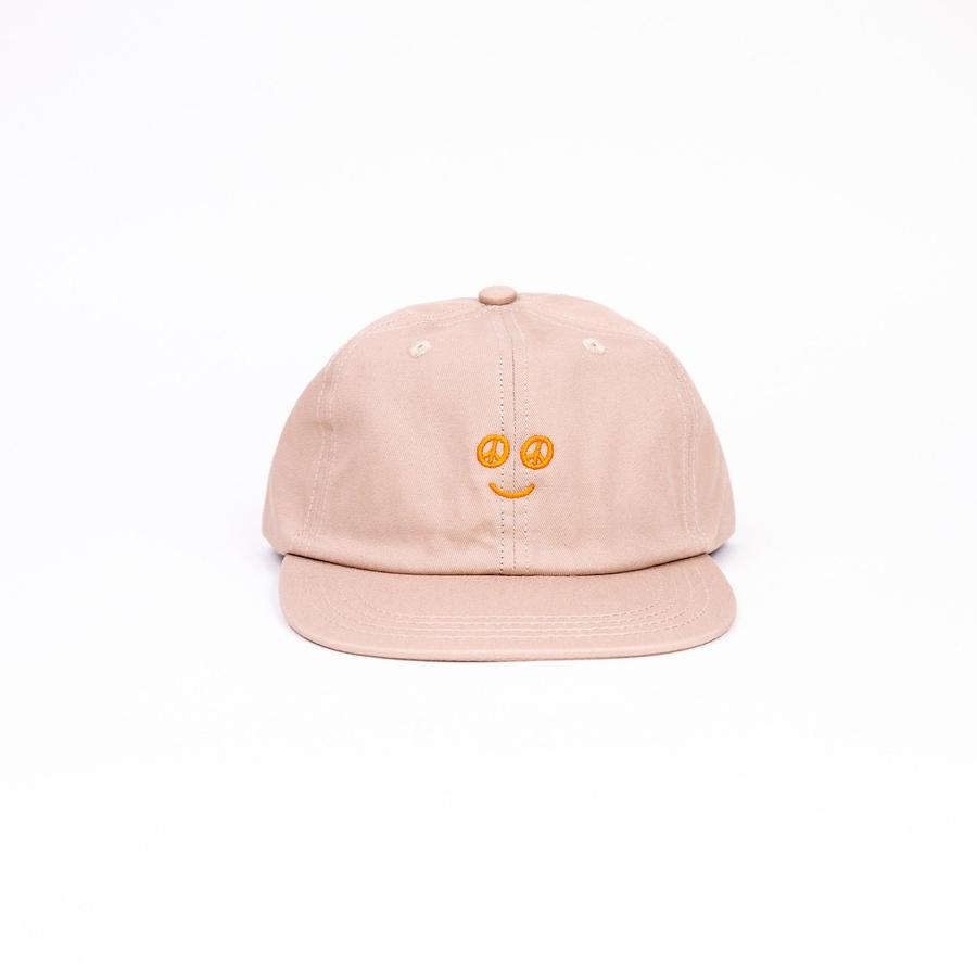 PeaceFace Twill Hat - Wheat